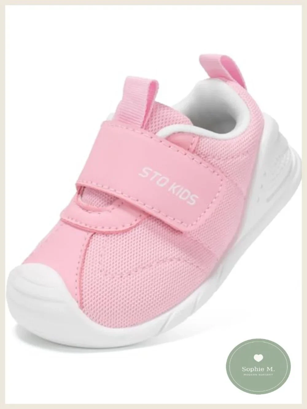 Toddler First Walker Sneakers Wide Toe Box Barefoot Non-Slip Baby Shoes